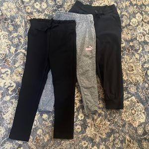 Lot of 3 pairs little girls pants.